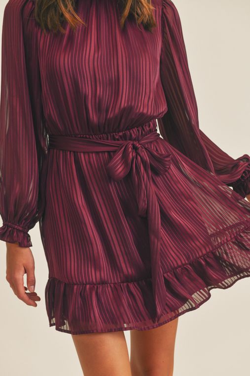 Burgundy Dress